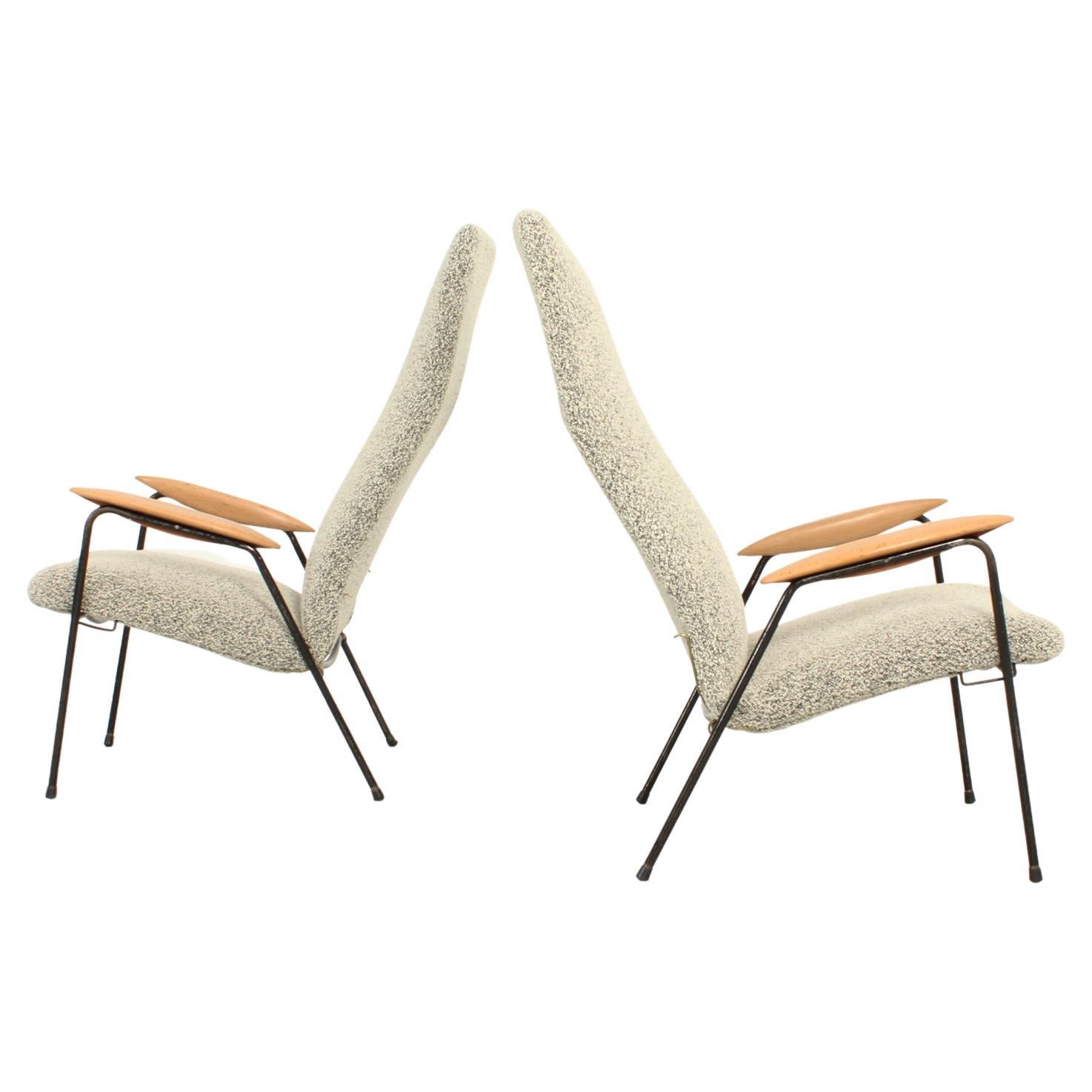 Pair of Contour Armchairs by Alf Svensson, 1955