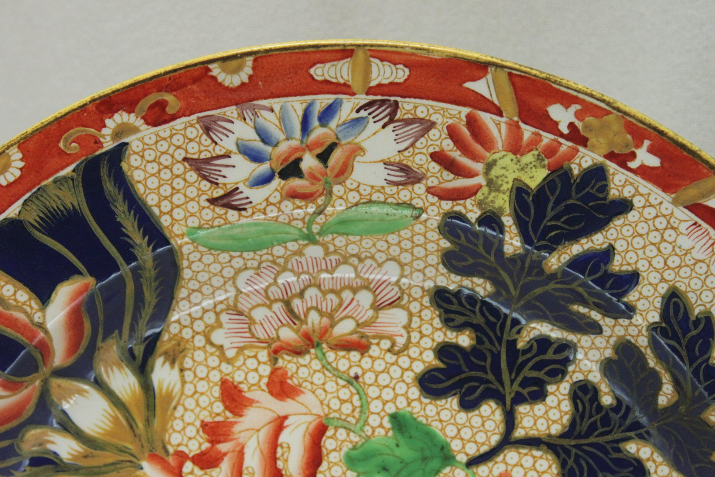 English Pair of Copeland and Garrett hand coloured plates For Sale