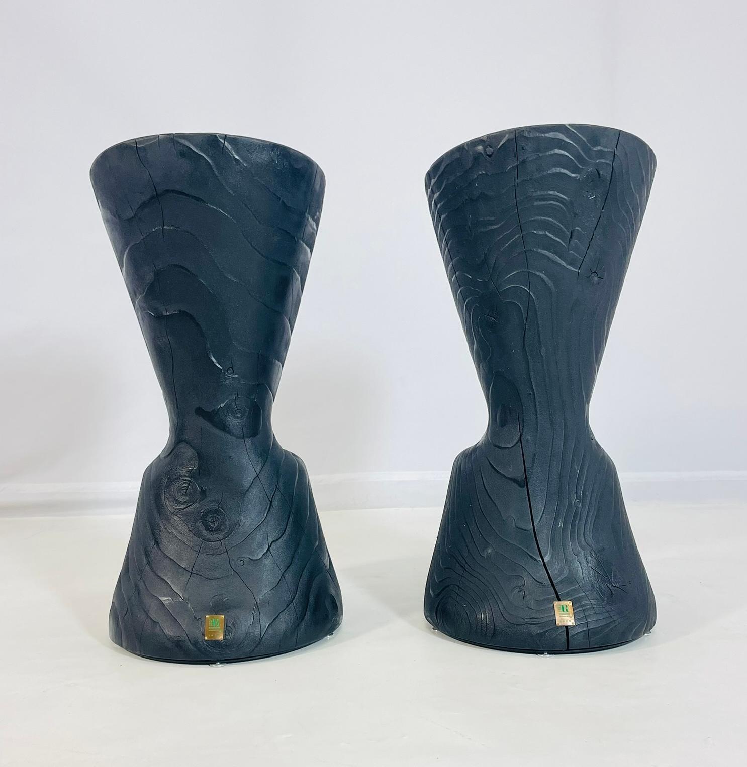 Moderne Paire de tabourets de baroppa conçus par C.R.&S. RIVA 1920, Italie 2022 en vente
