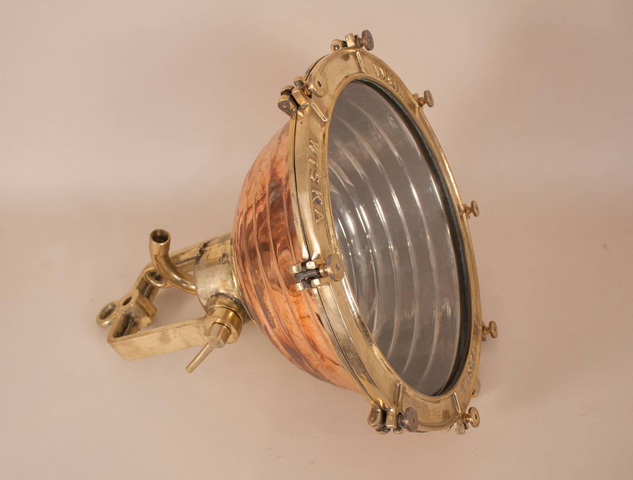 Aluminium Paire de pendentifs nautiques en cuivre et laiton