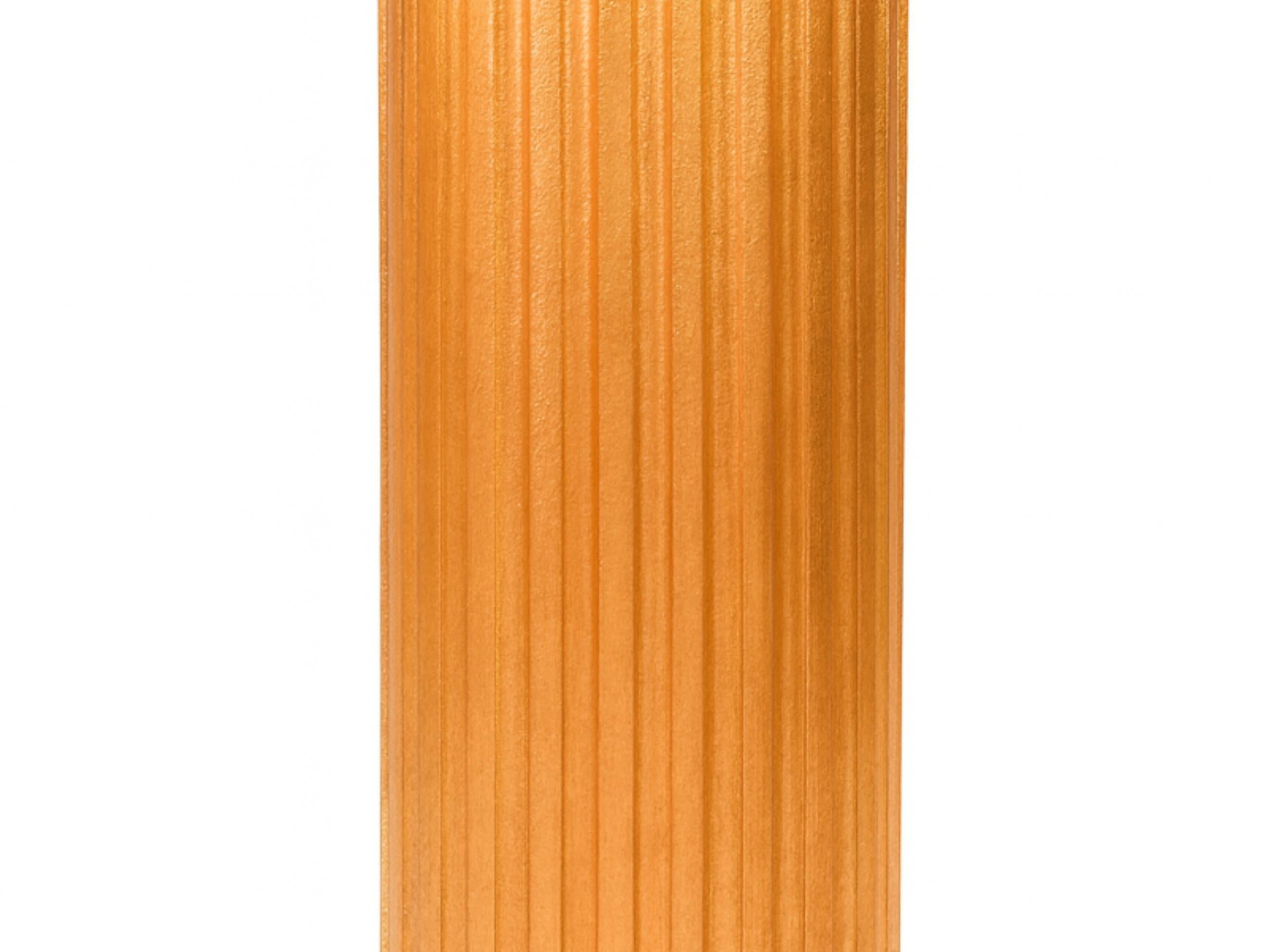 Pair of Copper Gilt Wood Column, Louis Philippe Style, 19th Century For Sale 2