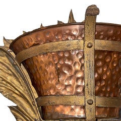 Pair of Copper Sconces