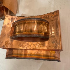 Coppia di lampade in rame