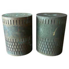 Pair of Copper Wall Lamps by Hans Bergström, Ateljé Lyktan 1940/50s Sweden Rare