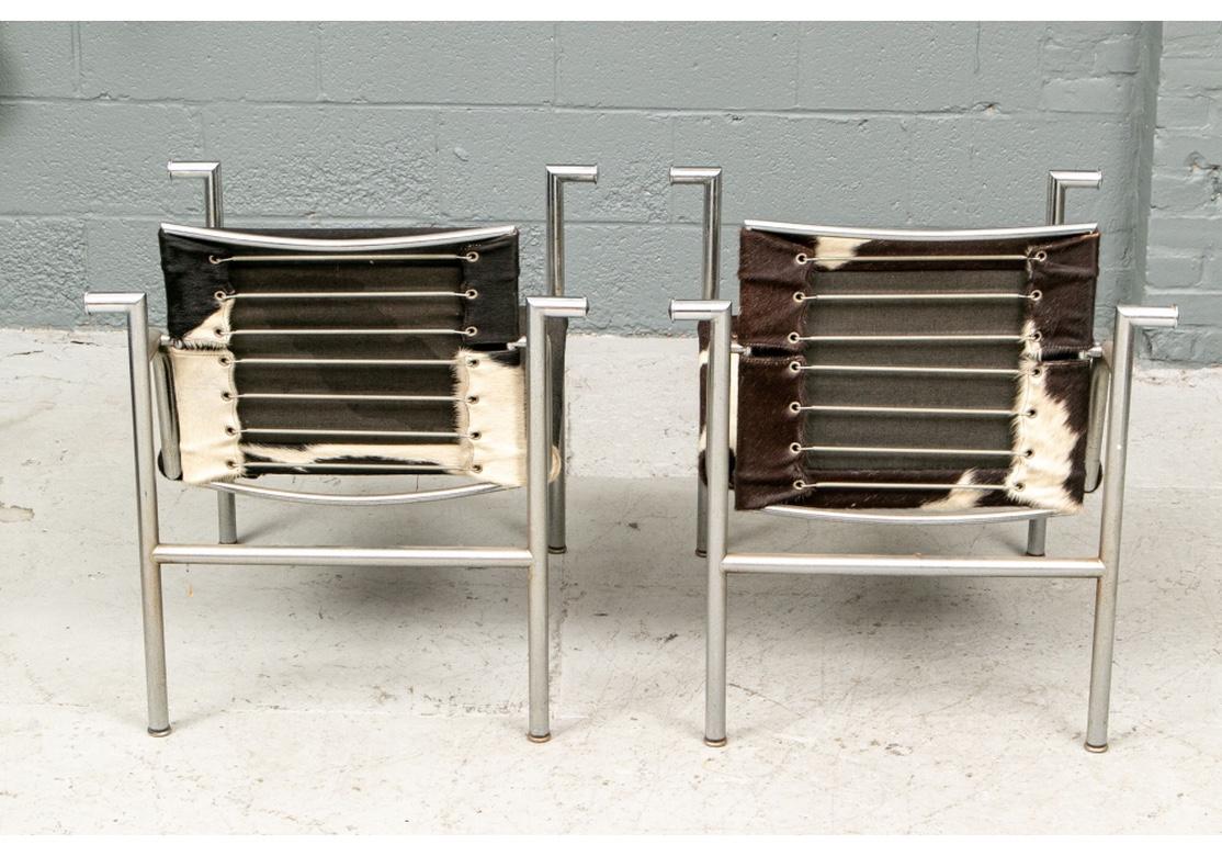 Pair of Corbusier LC1 Chairs for Restoration 3