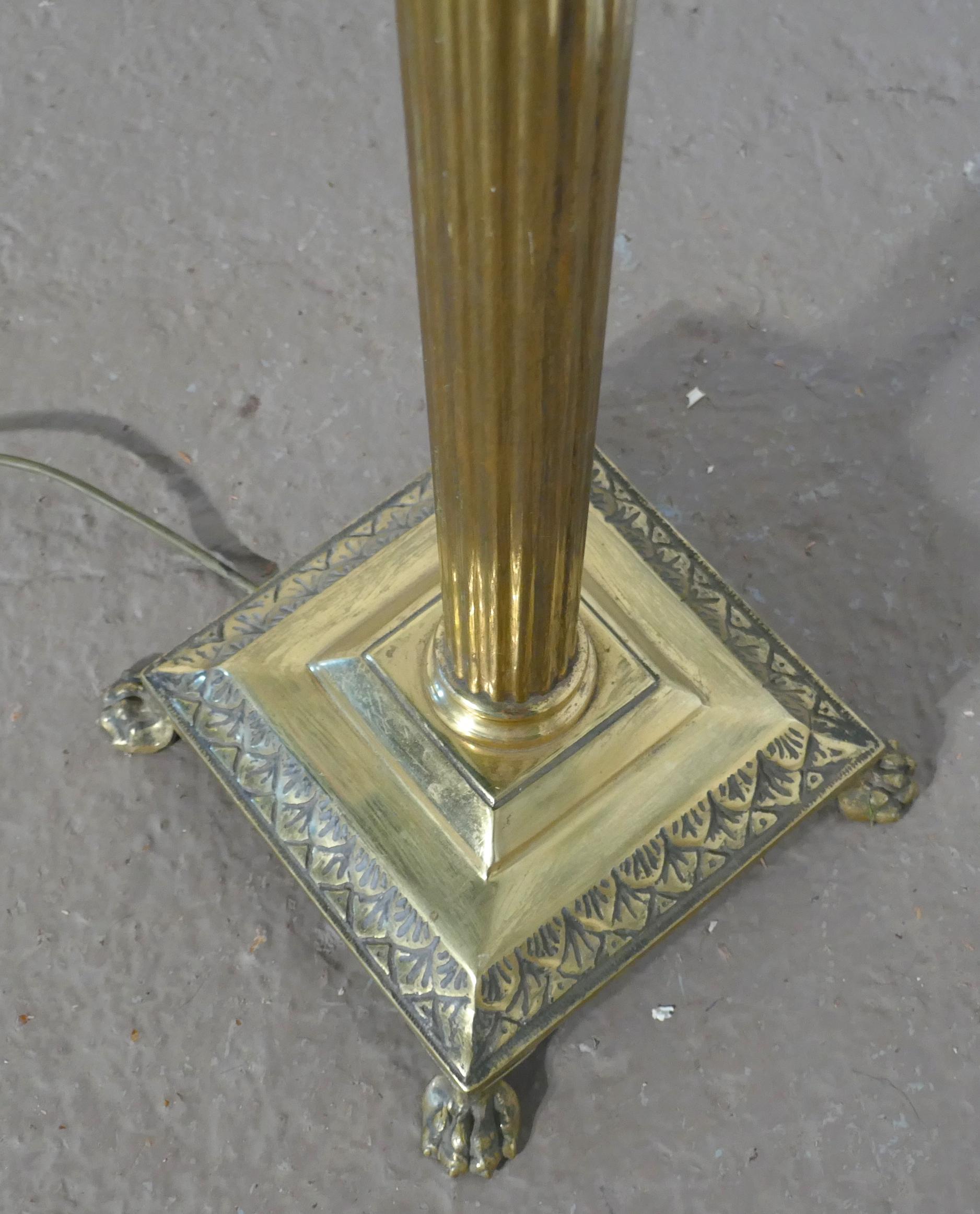 greek column floor lamp