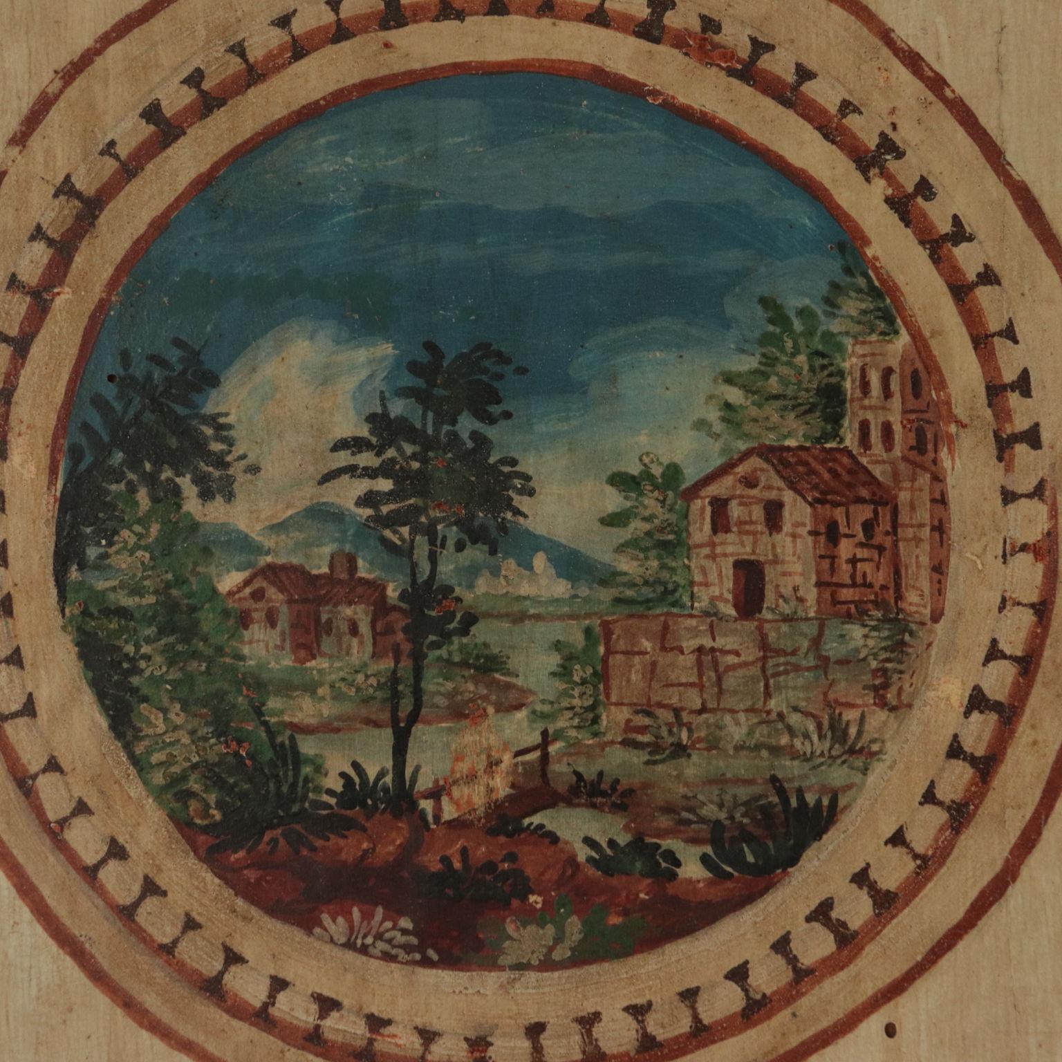 Paar Eckschränke Pappel Piacenza Italien 18. Jahrhundert im Angebot 4