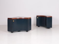 Pair of Corner Units by Luigi Caccia Dominioni End of the 50s