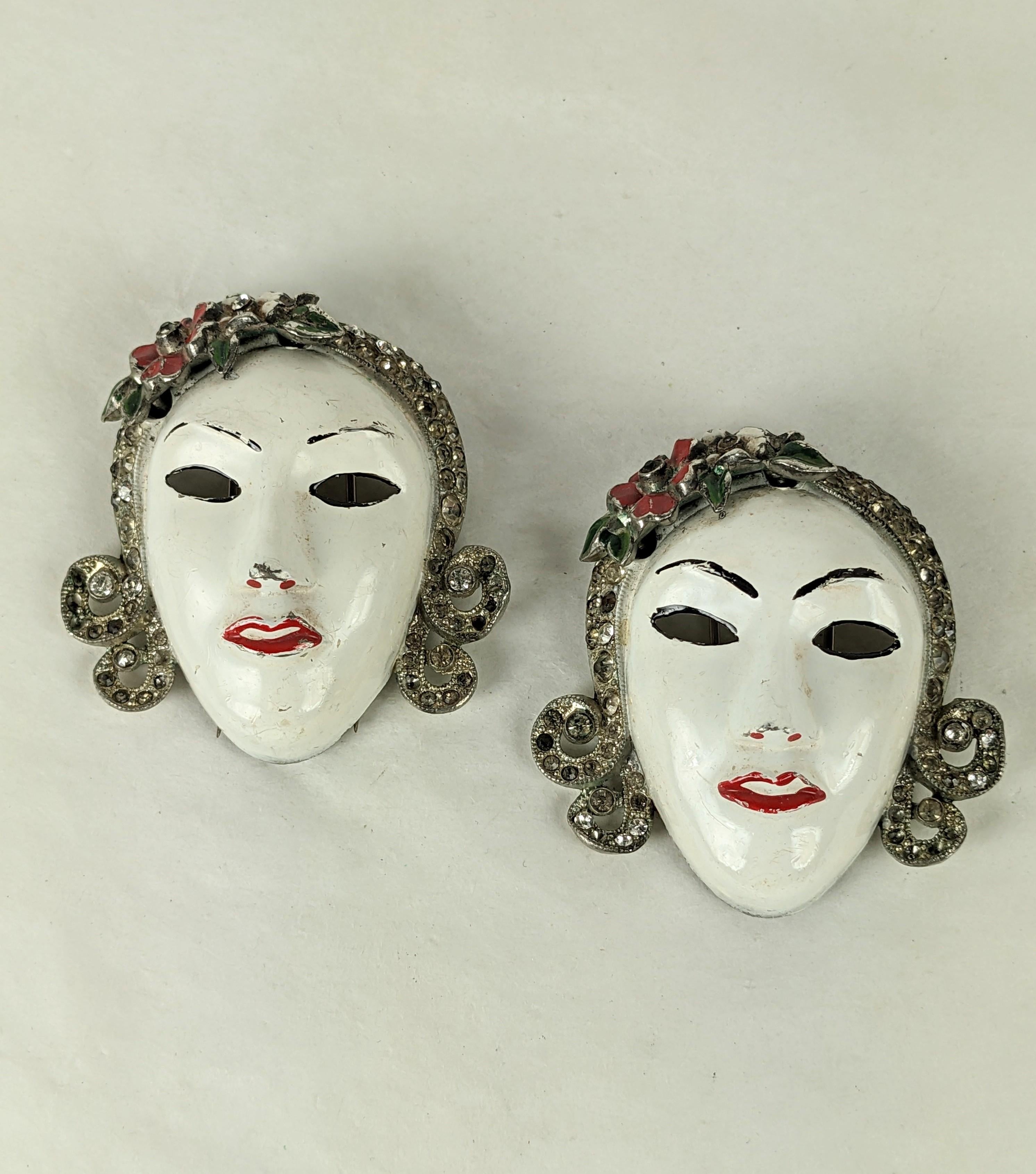 porcelain mask wall decoration