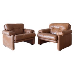 Pair of Coronado Armchairs by Afra and Tobia Scarpa for B&B Italia