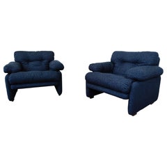 Pair of Coronado Armchairs by Tobia & Afra Scarpa for B&B Italia, Italy, 1960s