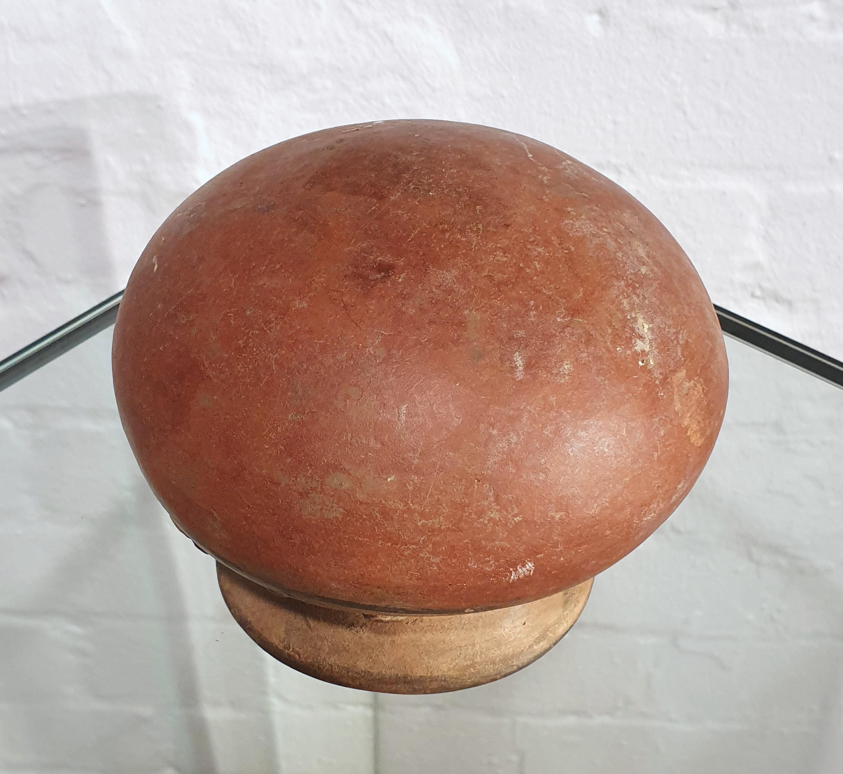 Pair of Costa Rican Terracotta Ovoid Bowls For Sale 3