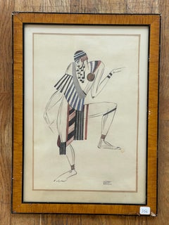 Paire de projets fantaisie  GALADZEV (1900-1971), Russie, 1920