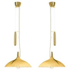 Pair of Counterbalance Ceiling Lamps, Model 10202 by Paavo Tynel
