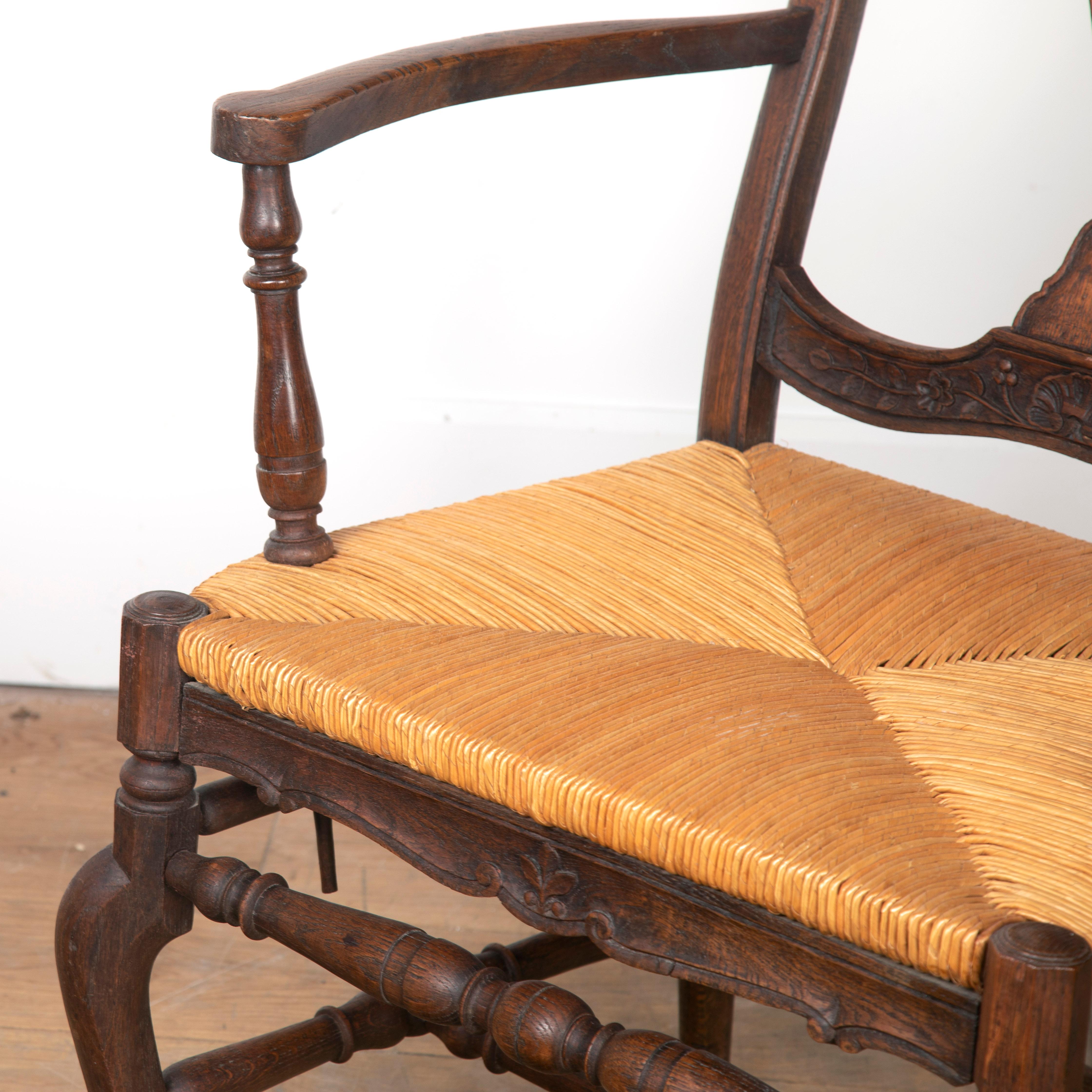 French Pair of Country Carver Chairs