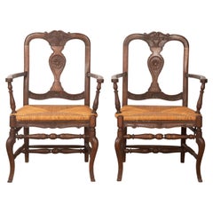 Pair of Country Carver Chairs
