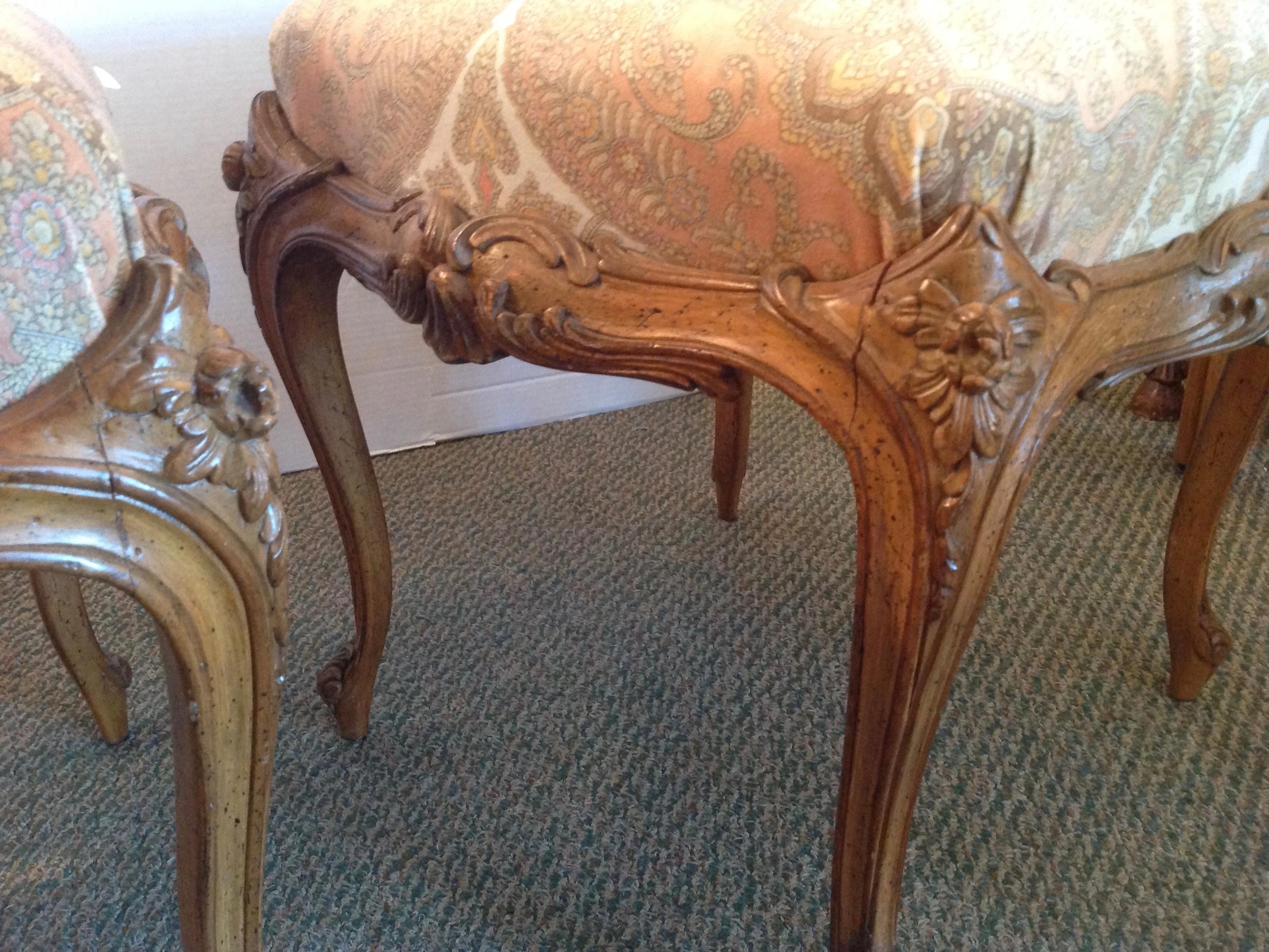 Pair of Country French Benches 8