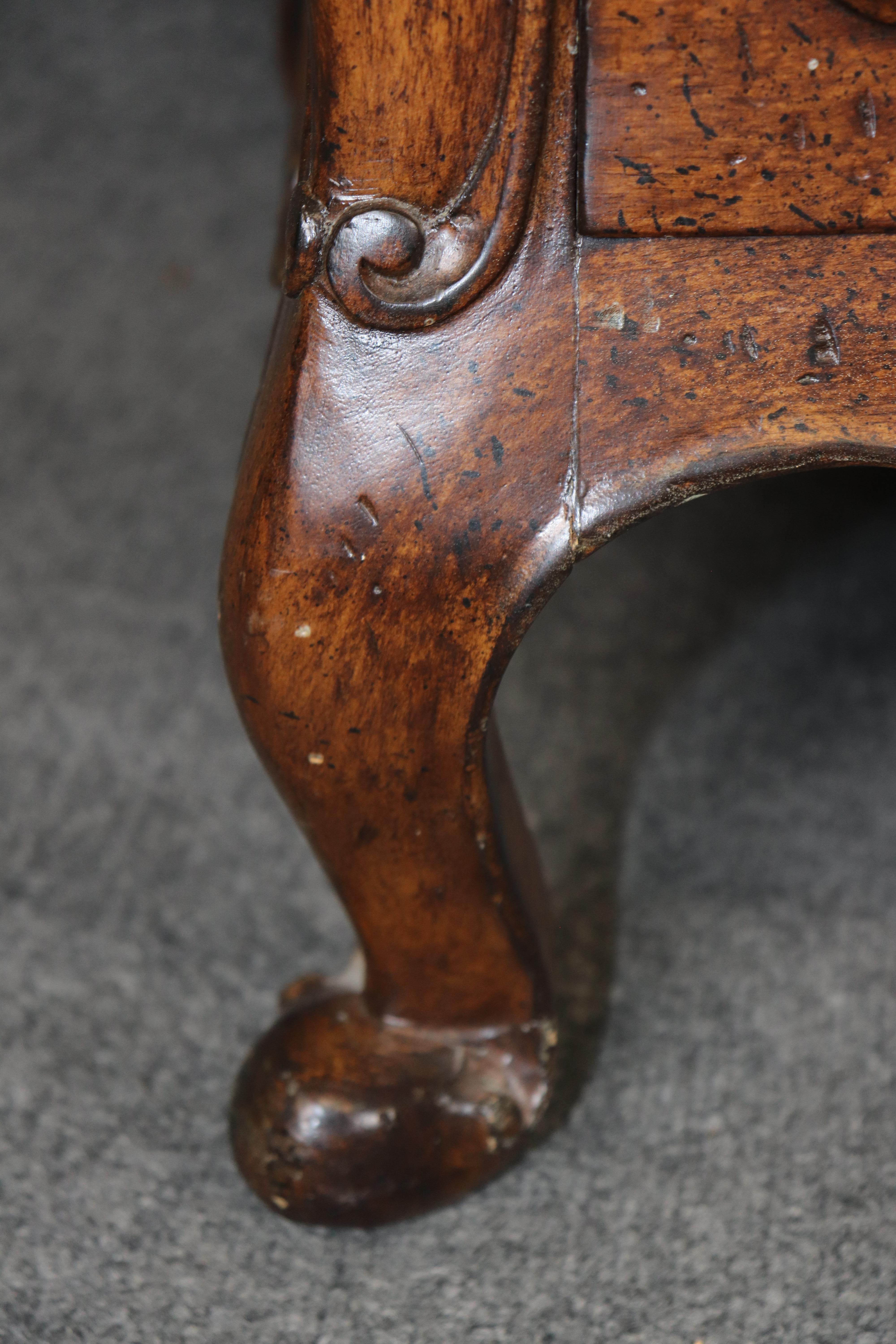 Pair of Louis XV Style Carved Two Drawer Night Stands For Sale 3