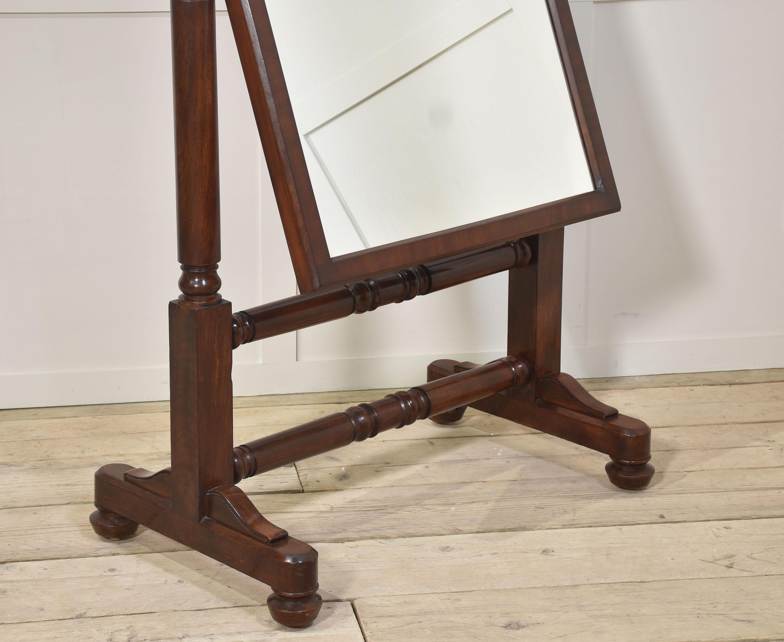 Pair of Country house Cheval mirrors For Sale 6