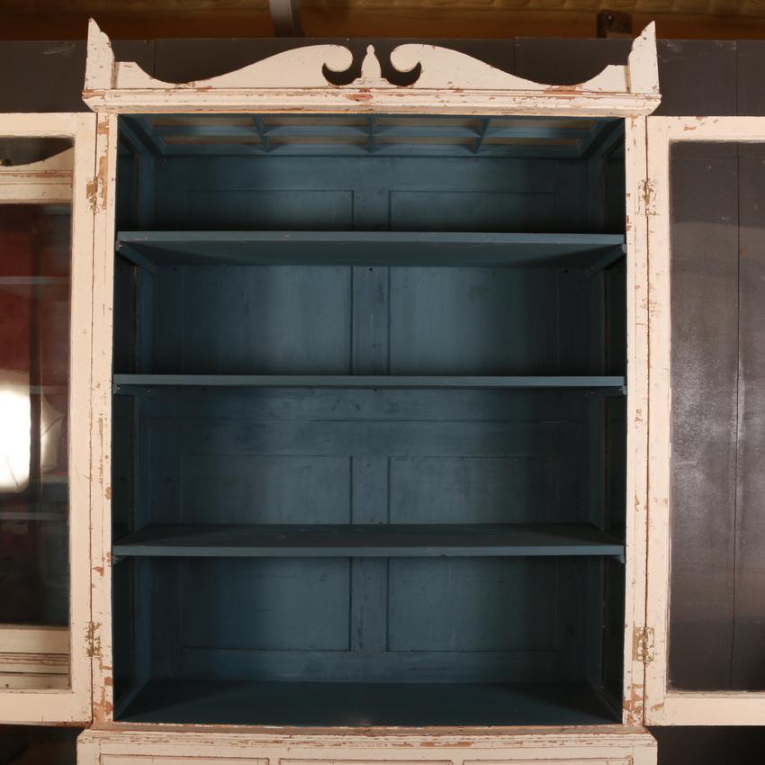 Pine Pair of Country House Glazed Bookcases