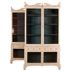 Pair of Country House Glazed Bookcases