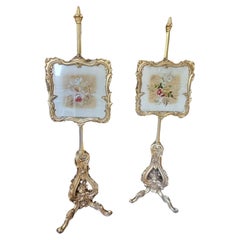 Pair of Country House Pole Screens