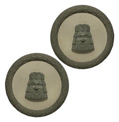 Pair of Country House Roundels