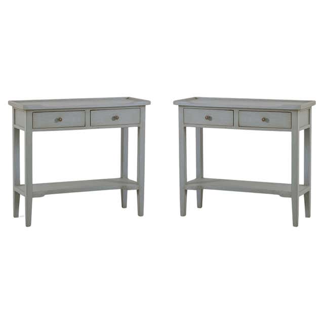 Pair of French Country Console Tables For Sale at 1stDibs