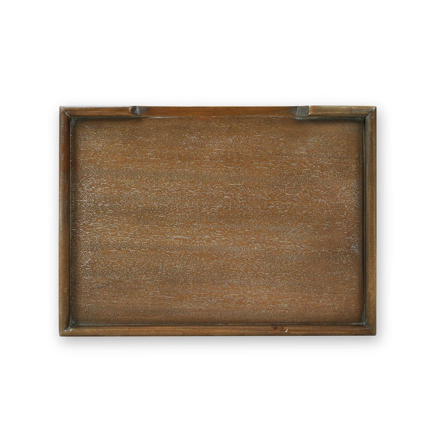 Paar Endtische mit drei Schubladen im Landhausstil (Holz) im Angebot