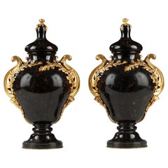 Pair of Covered Vases by Susse Frères