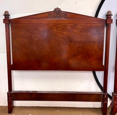 Pair of Coveted Beacon Hill Furniture Collection Mahogany Twin Headboards