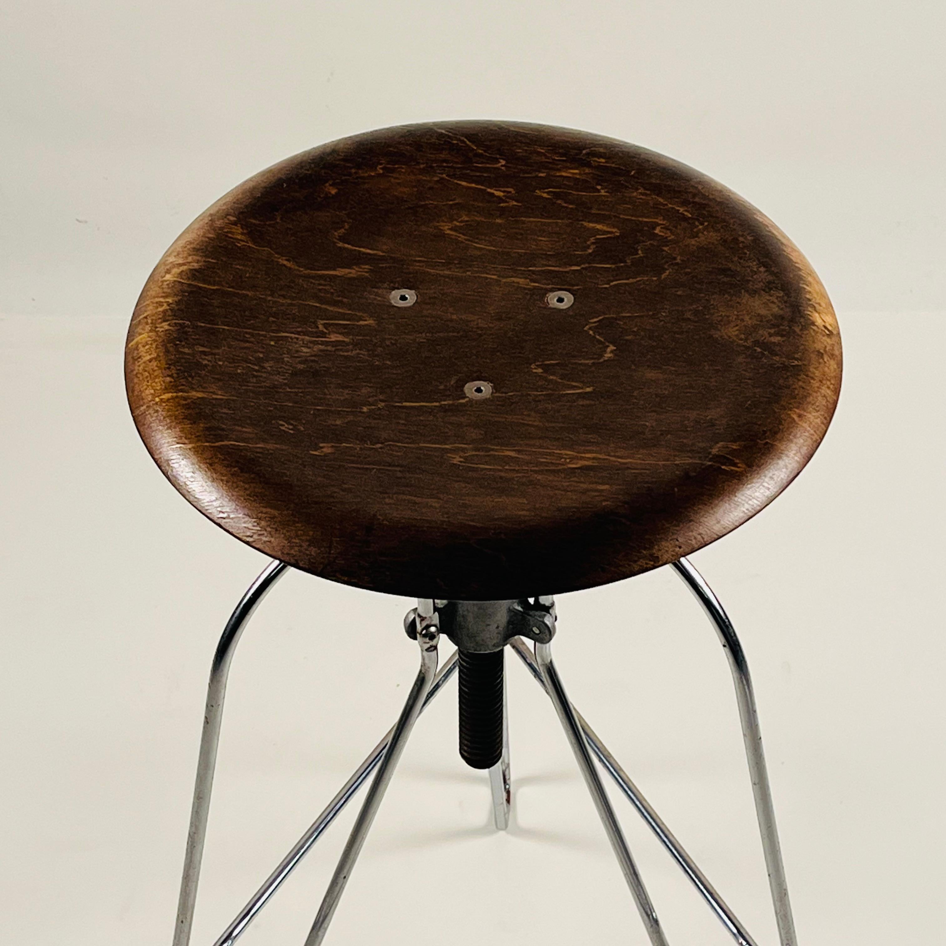 Pair of Covey Model Six Stools  For Sale 7