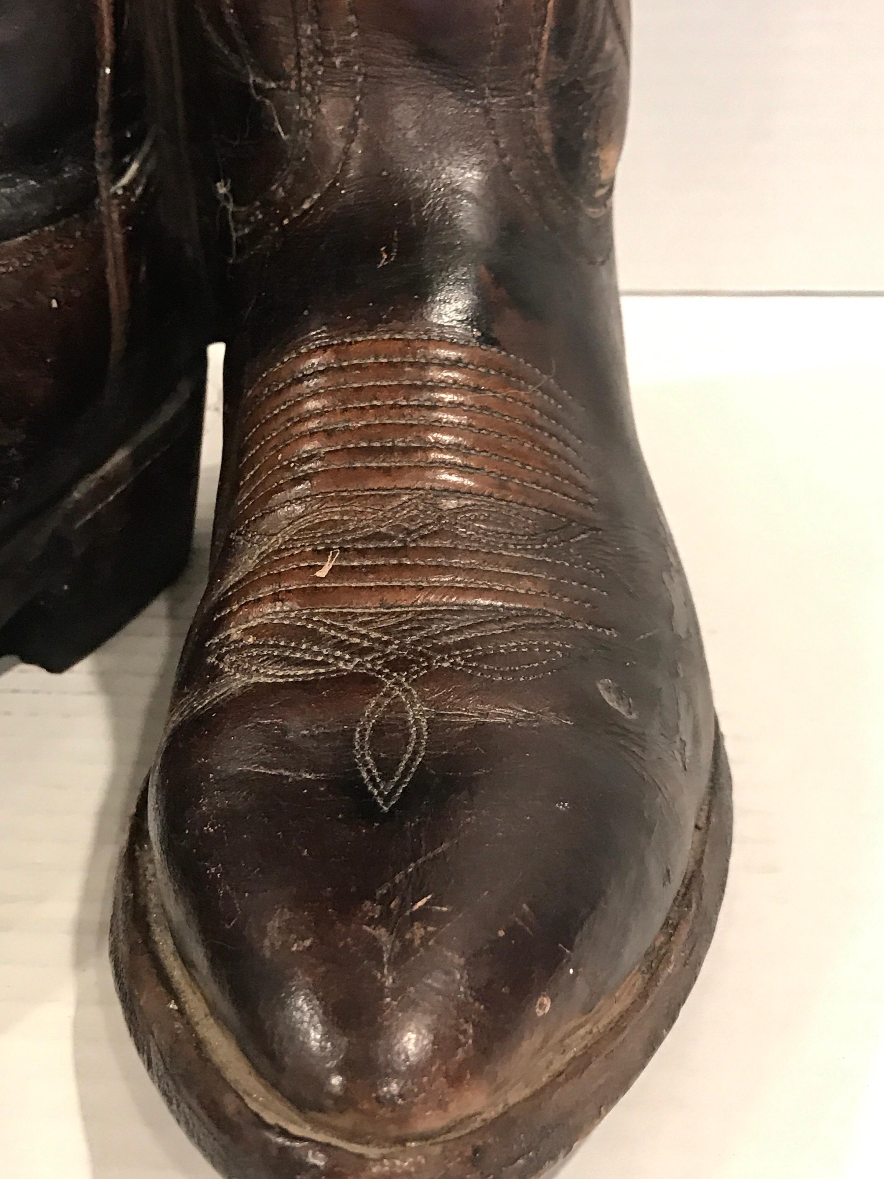 Modern Pair of Cowboy Boots Sculpture / Trade Sign