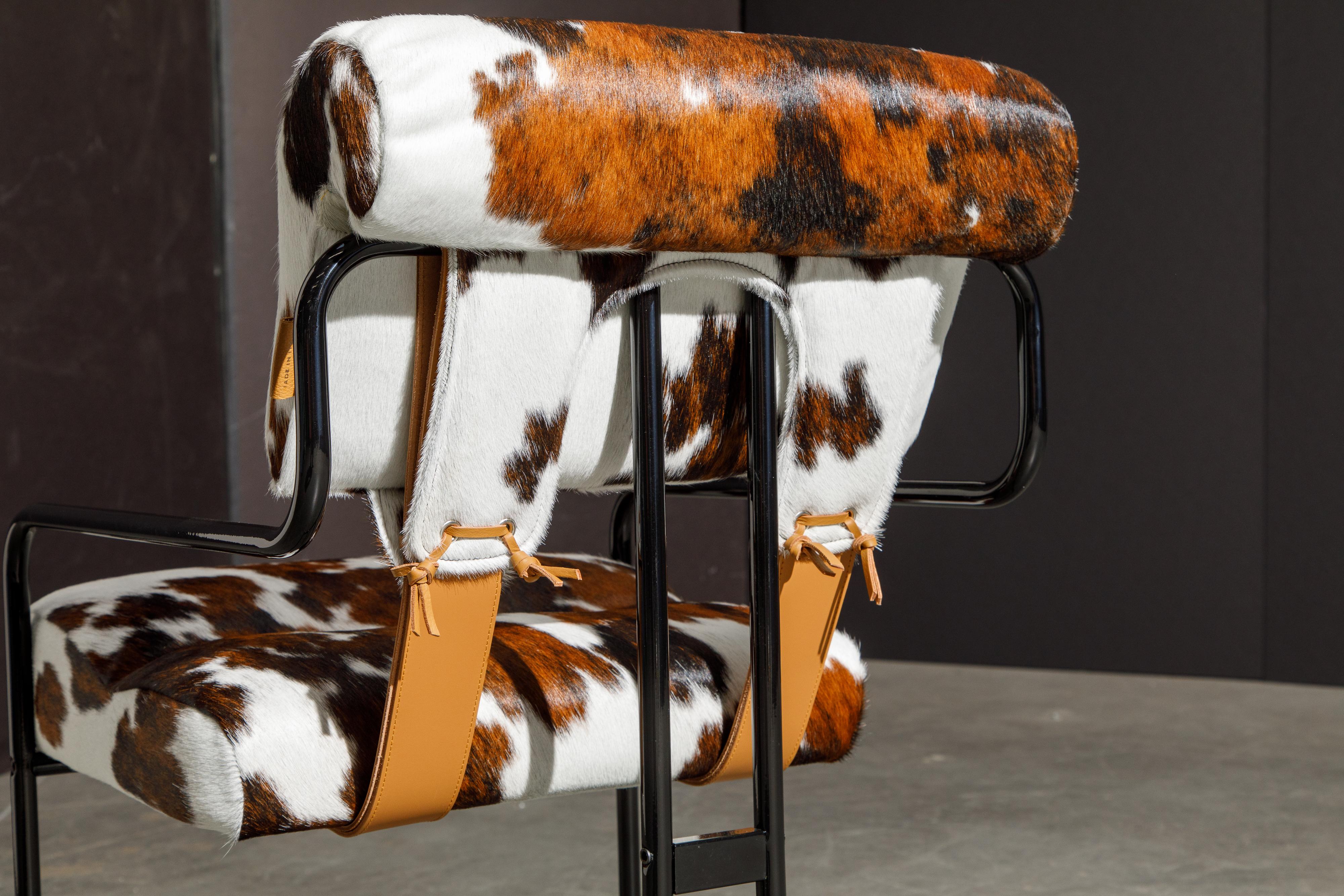 Tucroma-Sessel aus Rindsleder von Guido Faleschini für Mariani, Paar, neu 10