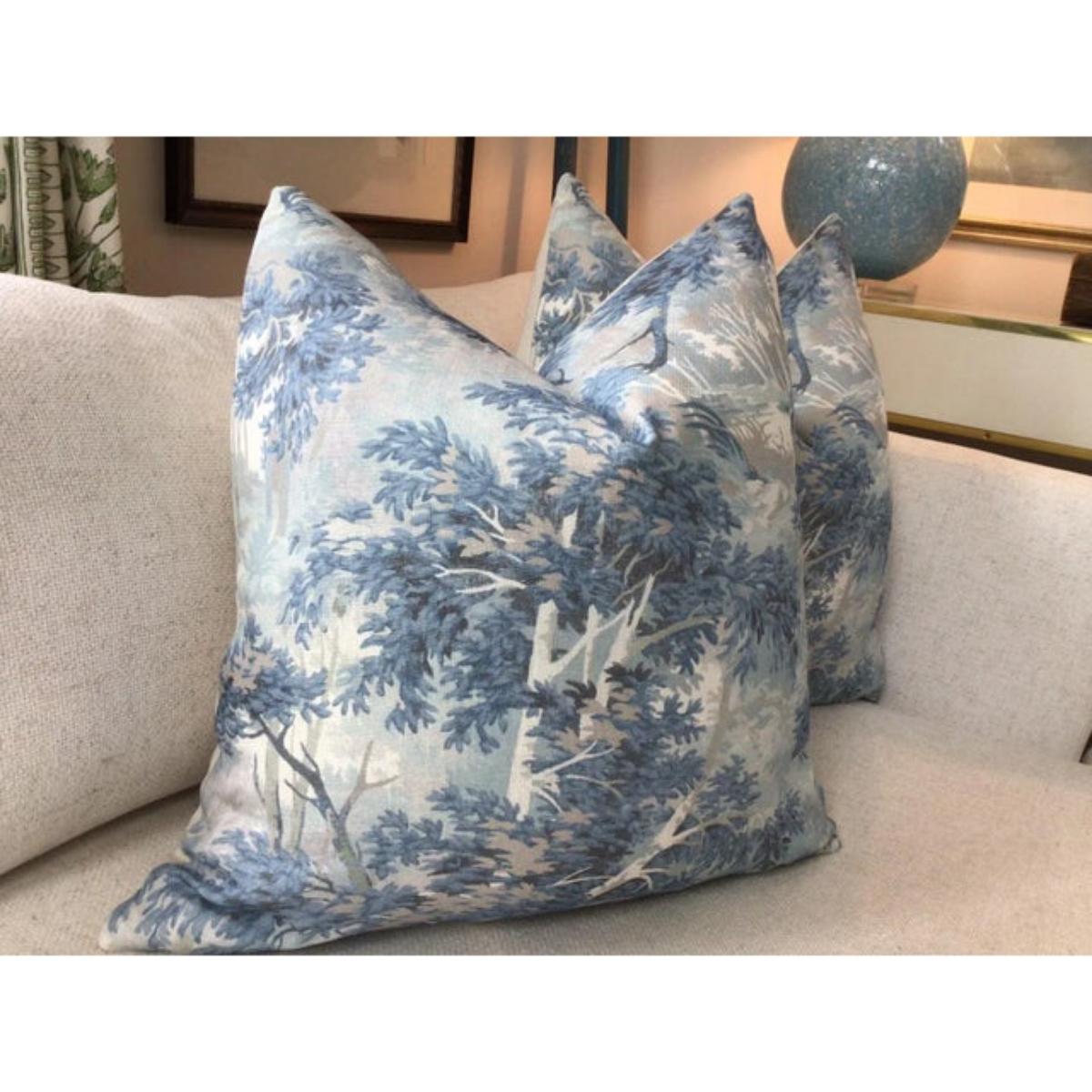 Americano Coppia di cuscini Cowtan e Tout 