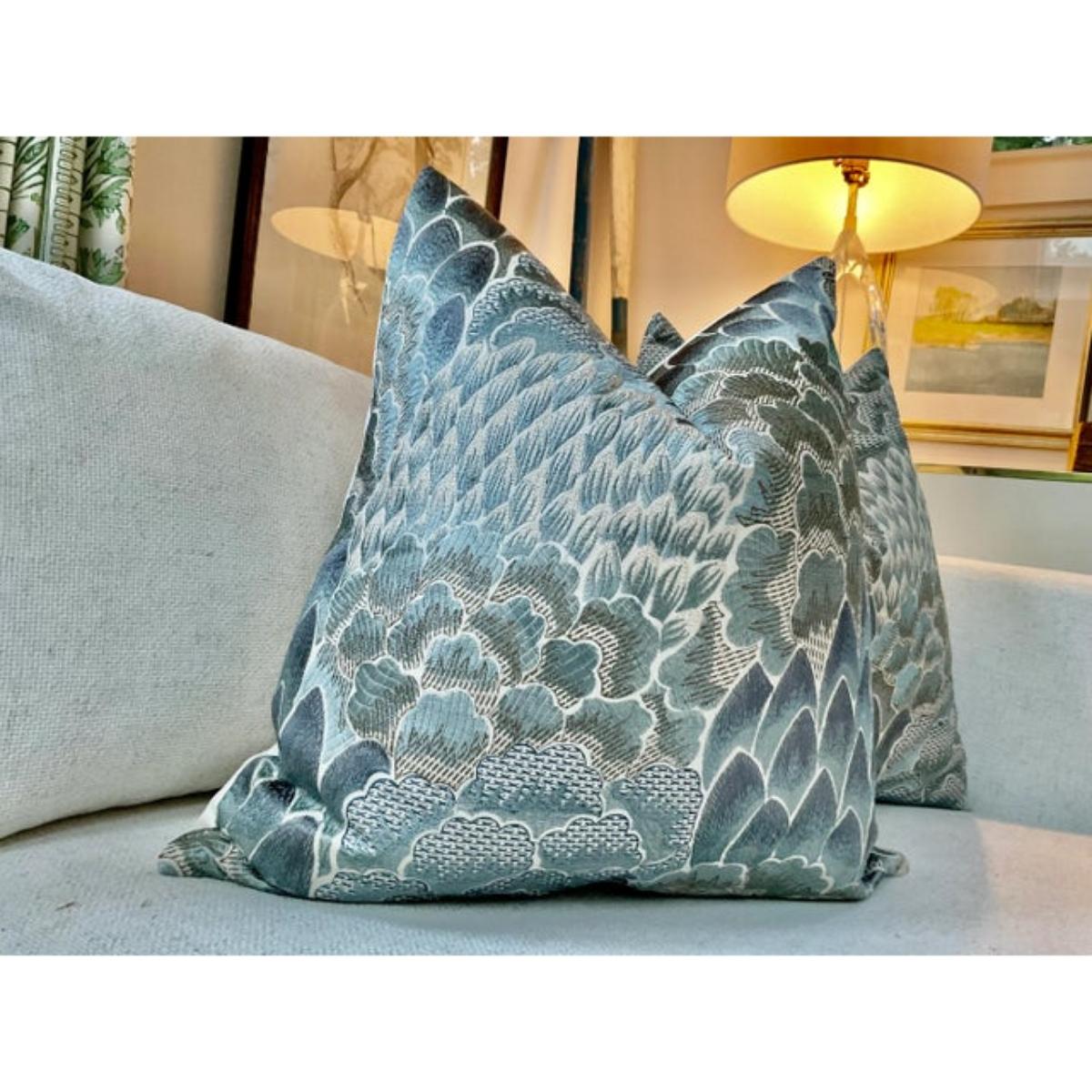 Mid-Century moderno Coppia di cuscini Cowtan and Tout 