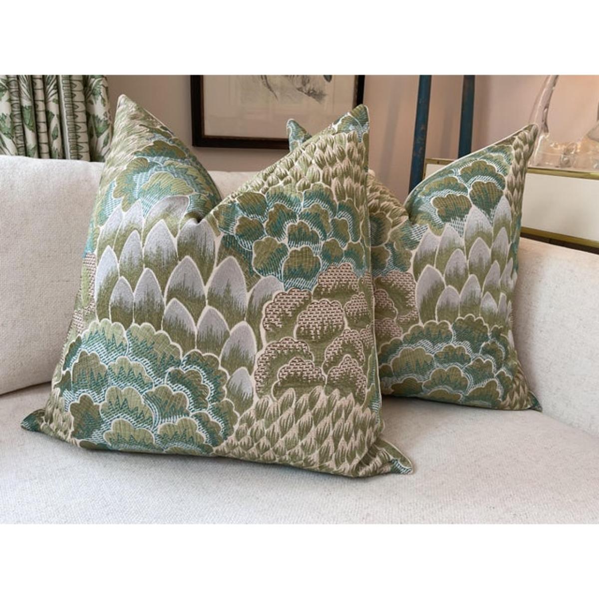 Mid-Century moderno Coppia di cuscini Cowtan and Tout 