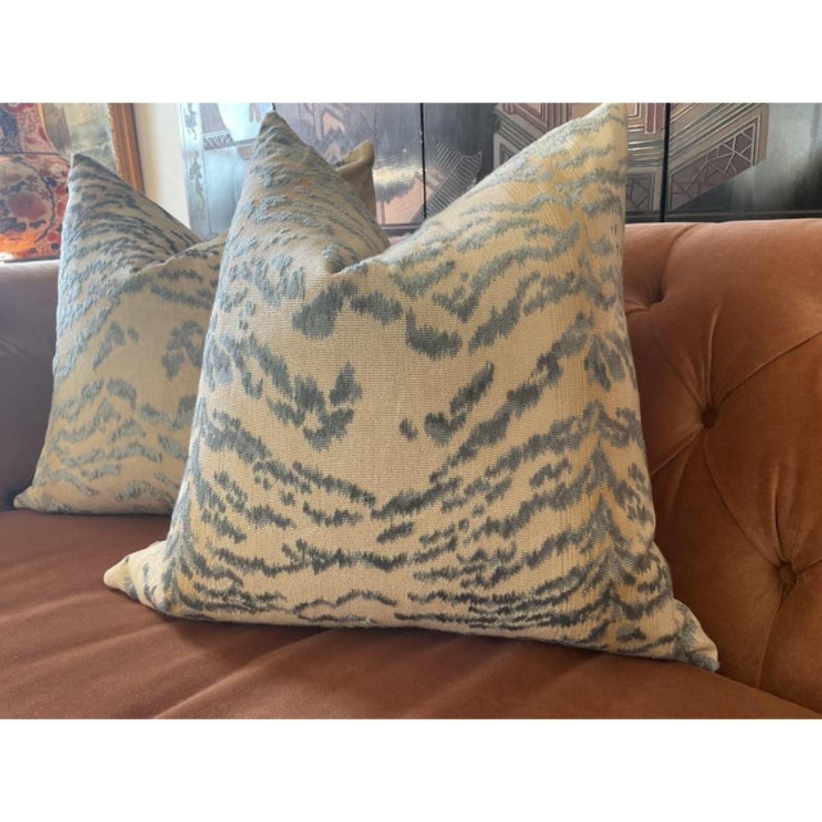 Mid-Century moderno Coppia di cuscini Cowtan & Tout 