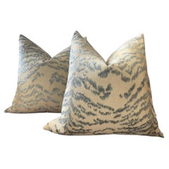 Coppia di cuscini Cowtan & Tout "Rajah" in blu