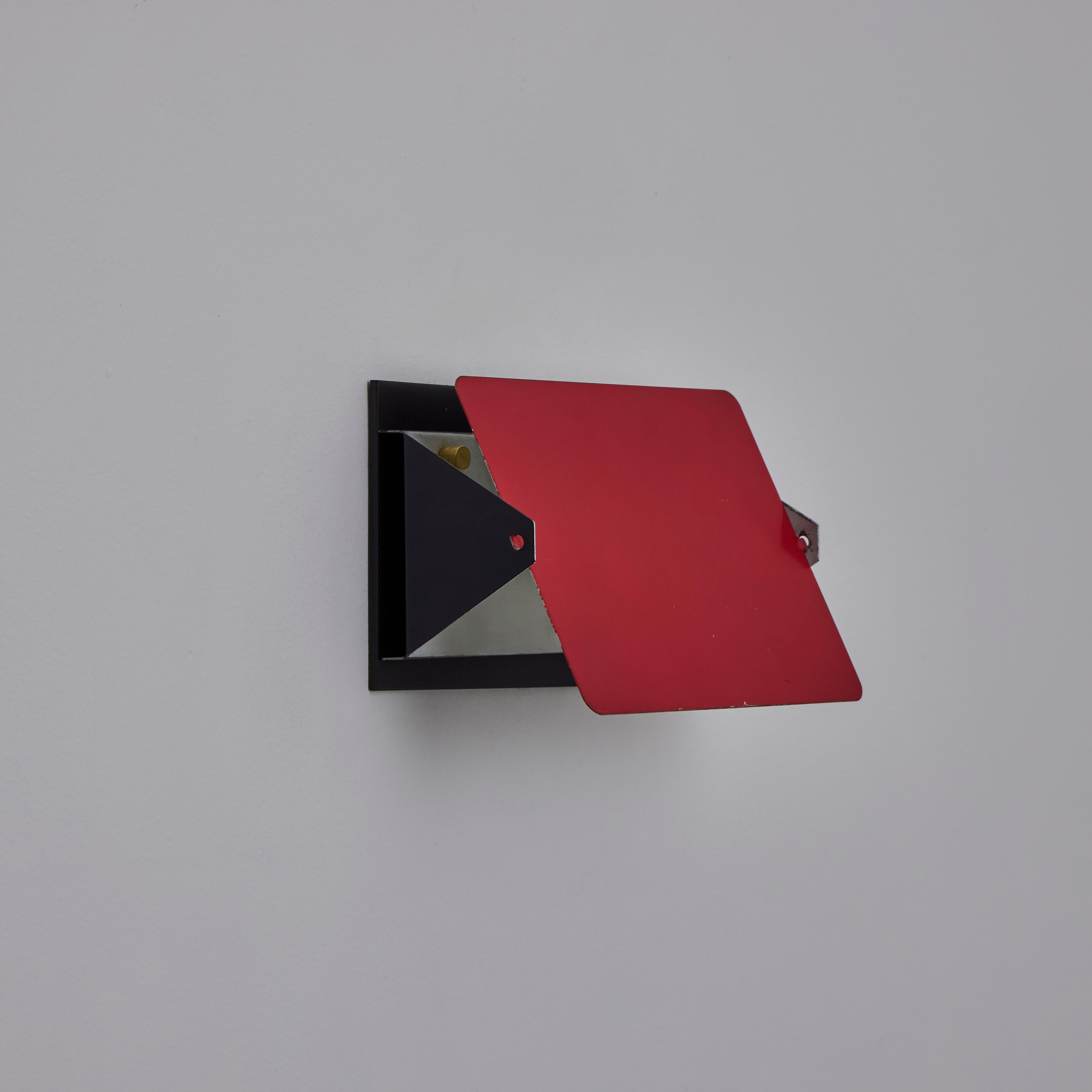 Enameled Pair of CP1 Sconces by Charlotte Perriand For Sale
