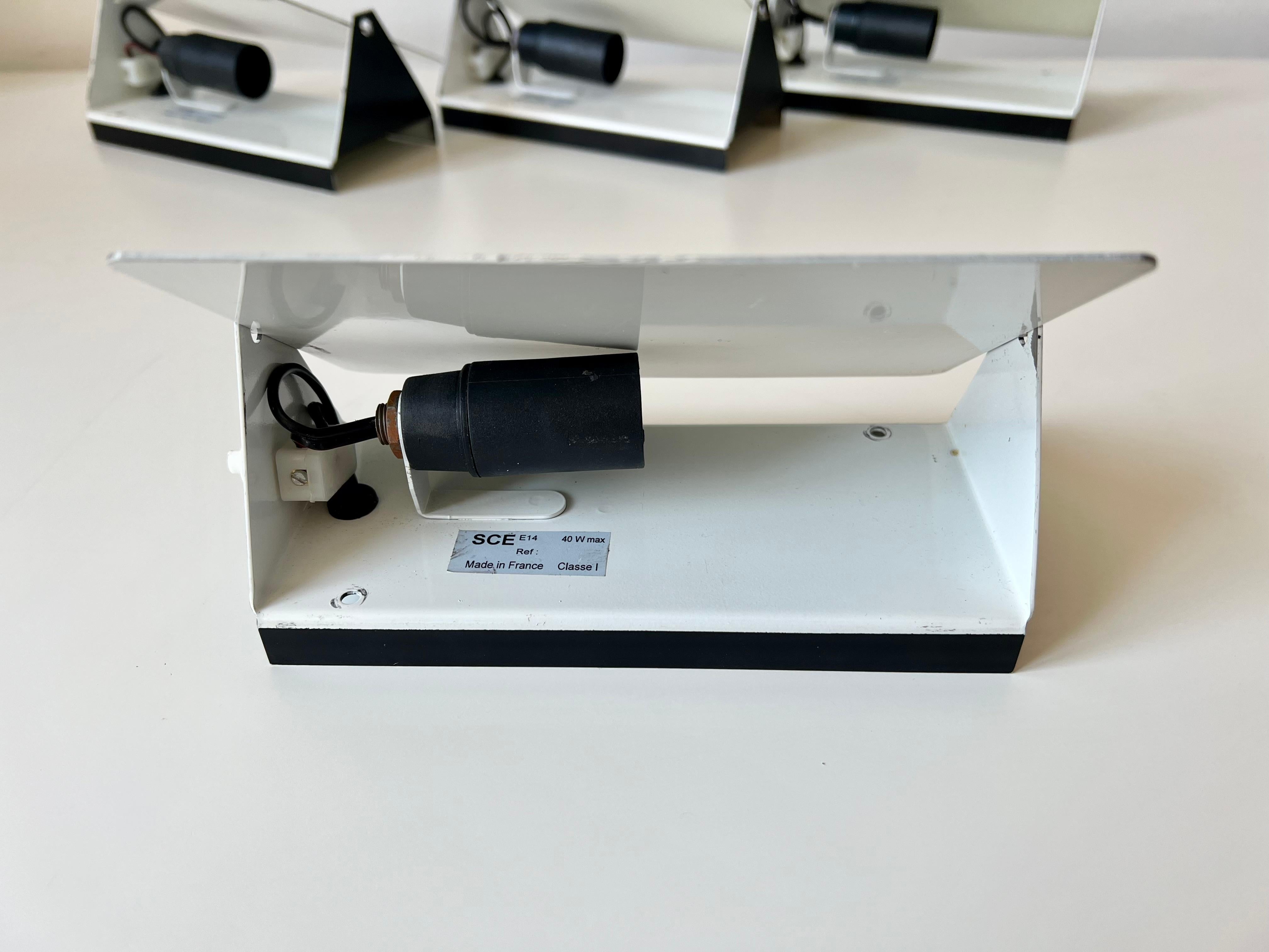 Pair of CP1 wall lights from Les Arcs, Charlotte Perriand, France 1960-70 en venta 3