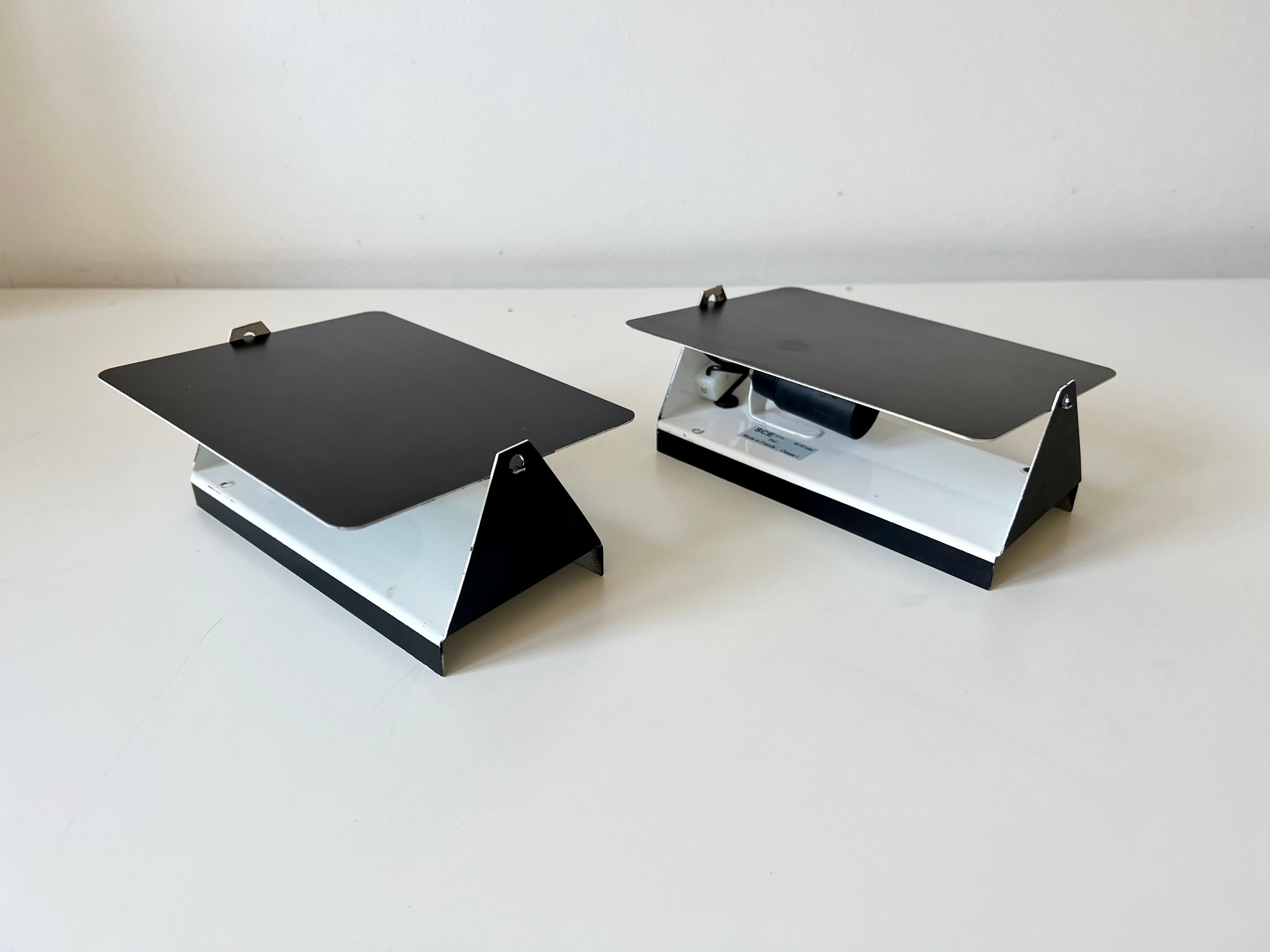 Pair of CP1 wall lights from Les Arcs, Charlotte Perriand, France 1960-70 en venta 4