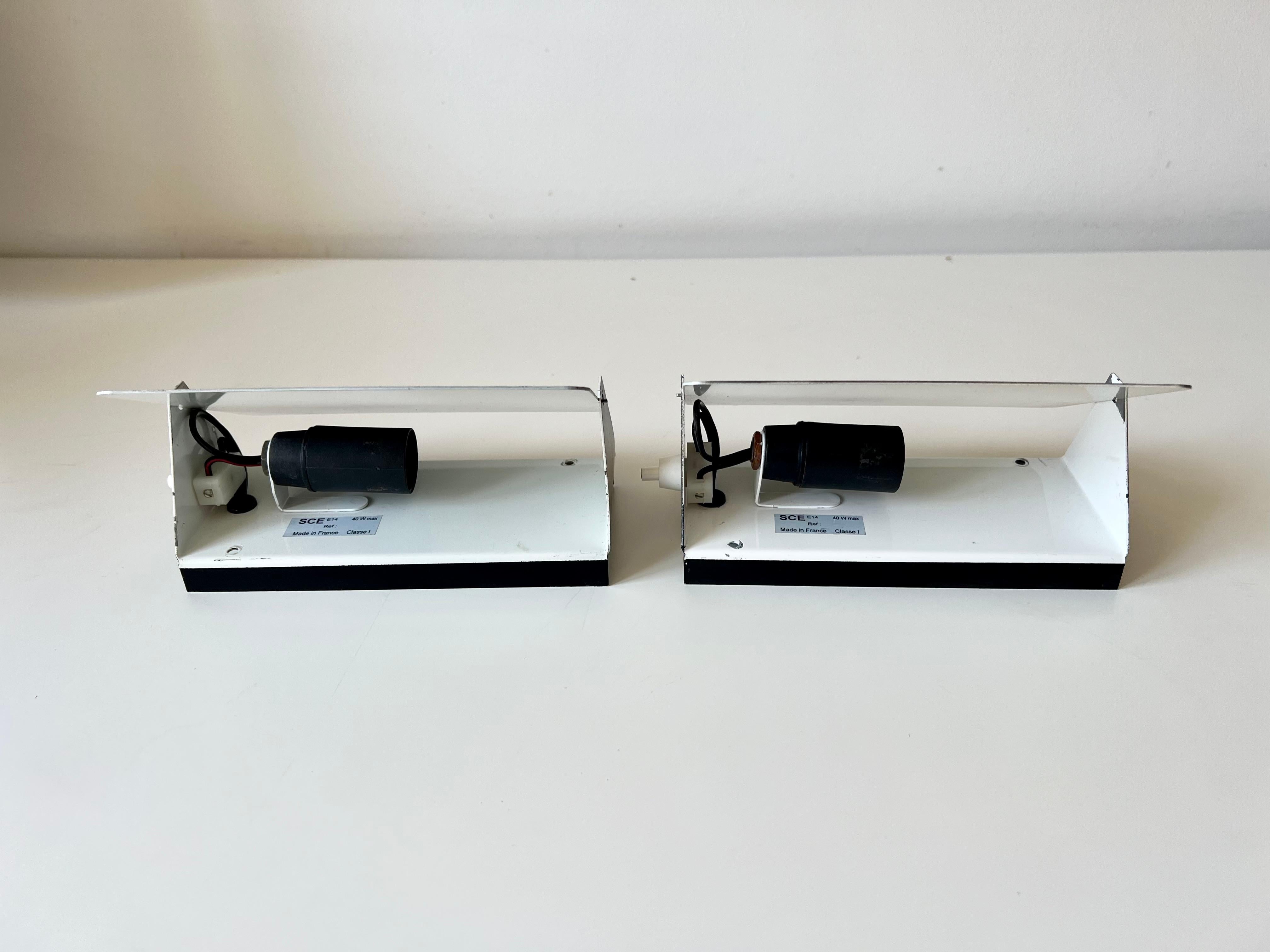 Pair of CP1 wall lights from Les Arcs, Charlotte Perriand, France 1960-70 en venta 9