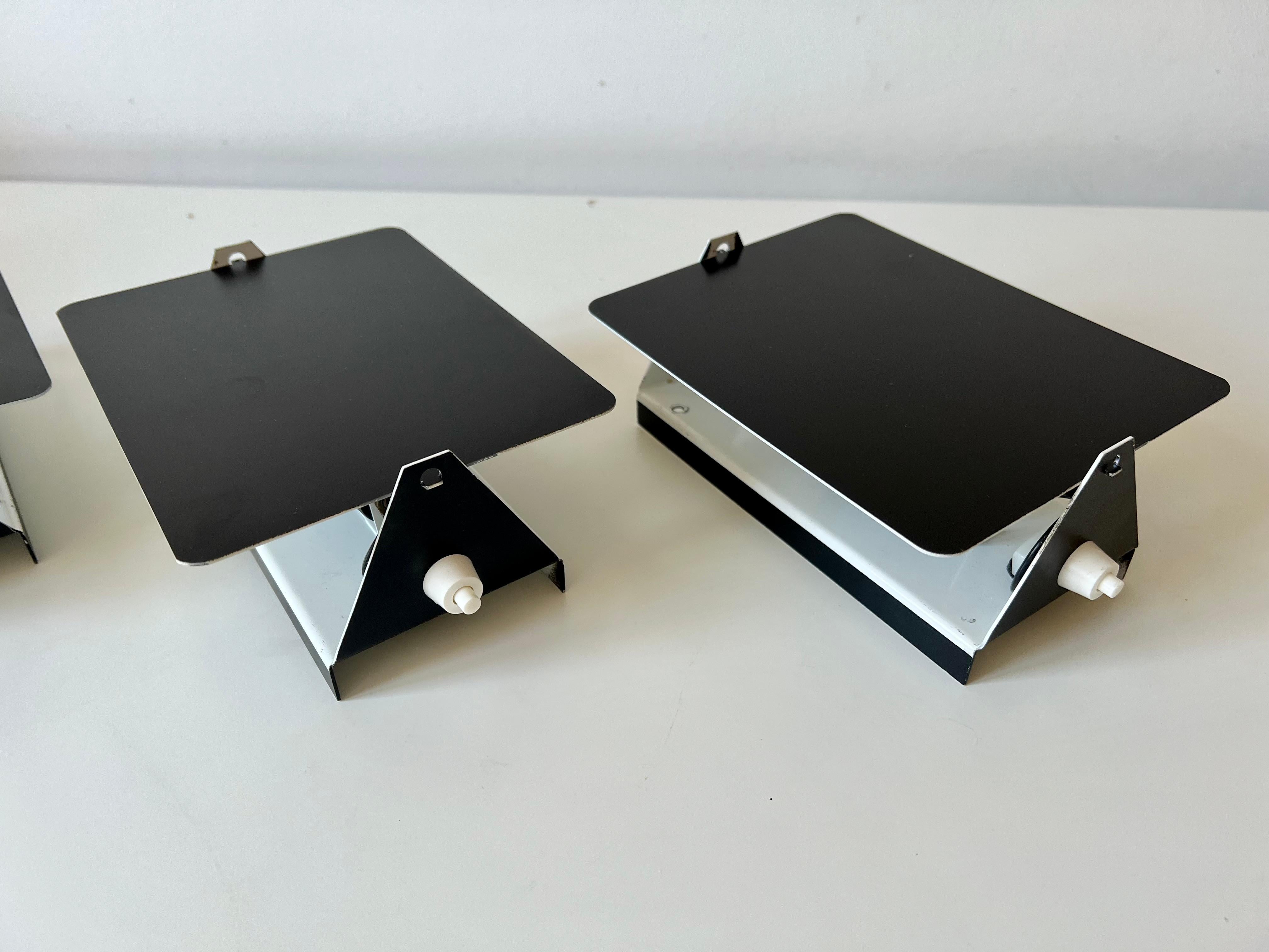 Mid-Century Modern Pair of CP1 wall lights from Les Arcs, Charlotte Perriand, France 1960-70 For Sale