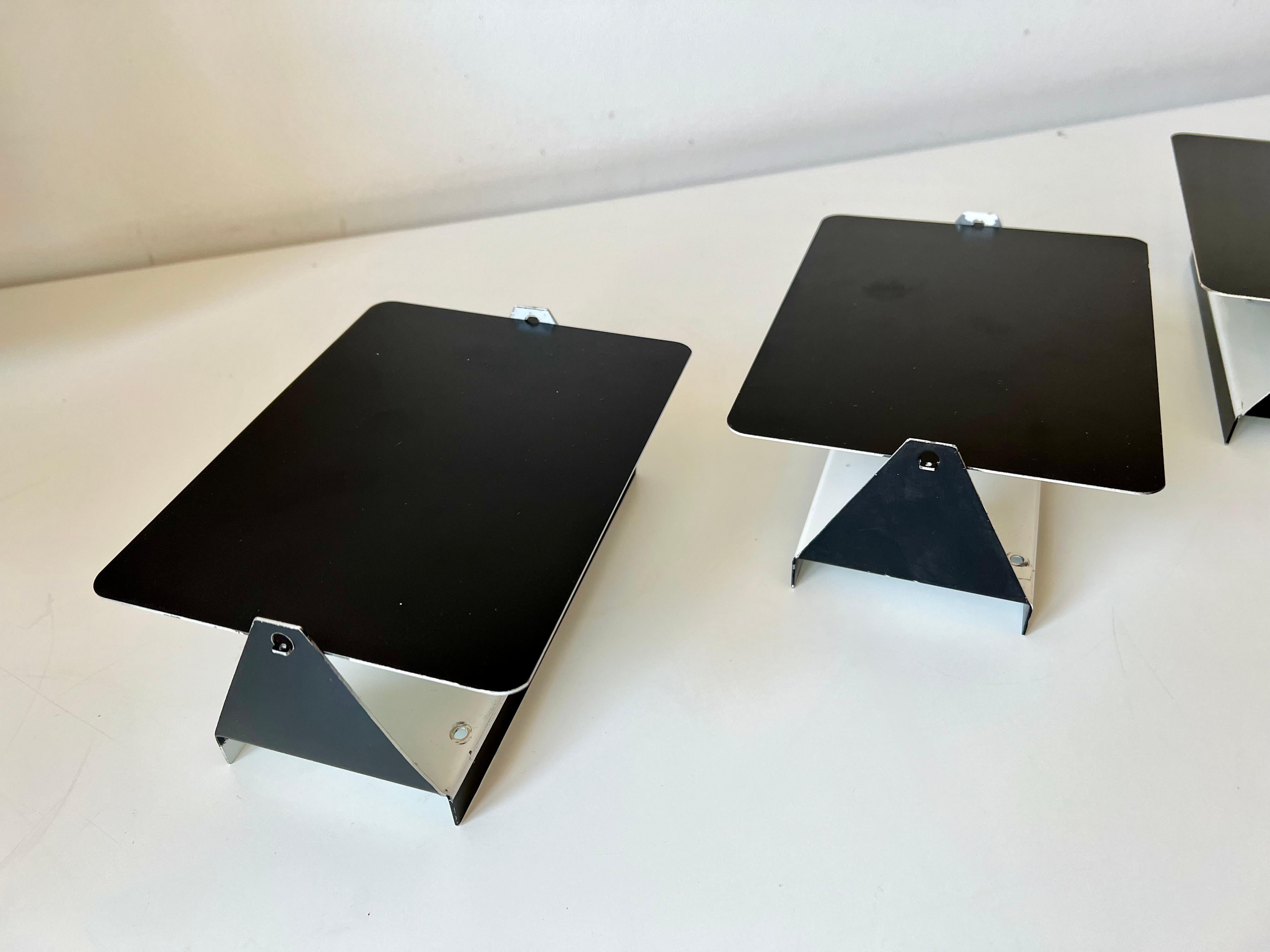 French Pair of CP1 wall lights from Les Arcs, Charlotte Perriand, France 1960-70 For Sale