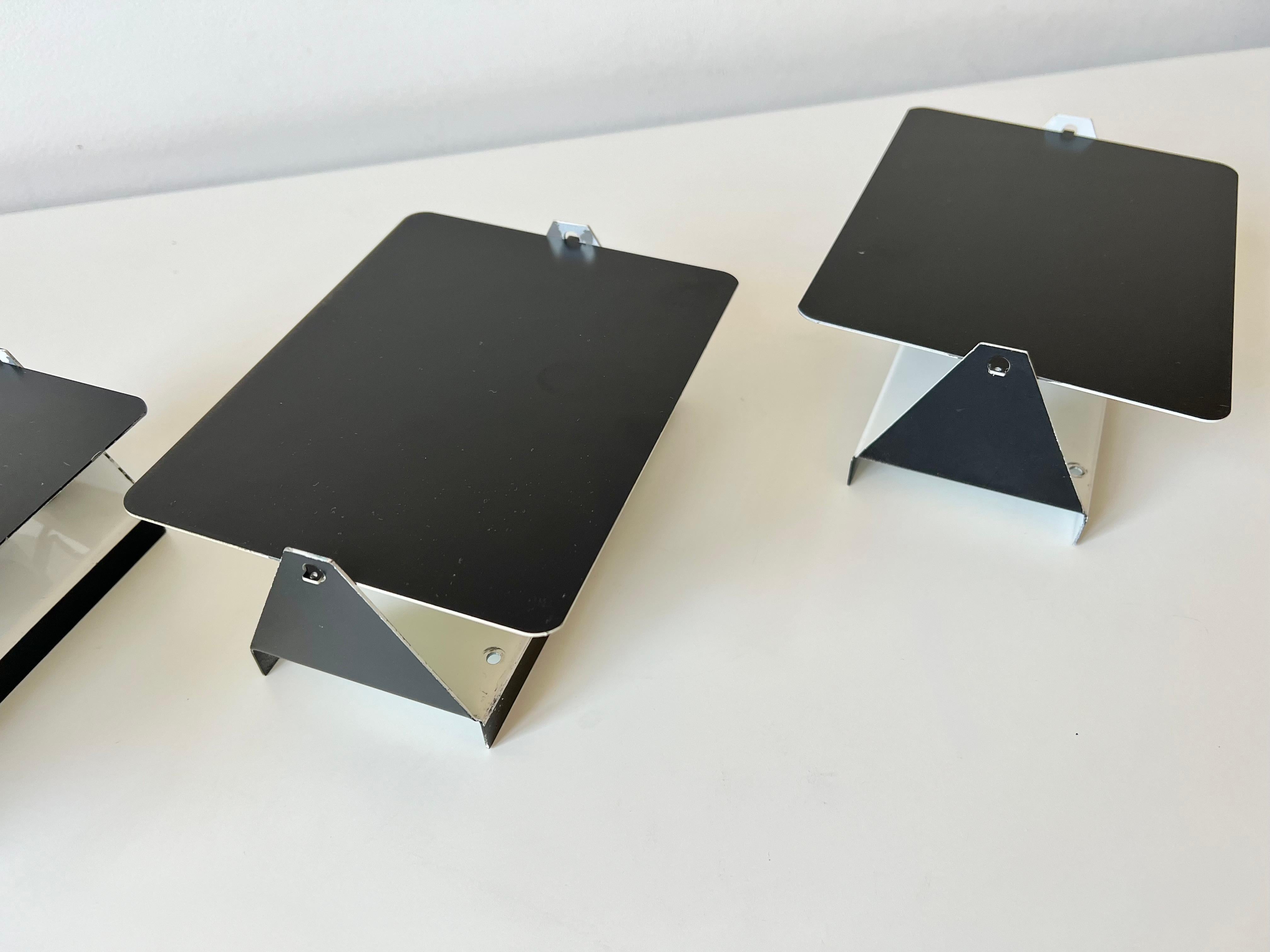 Pair of CP1 wall lights from Les Arcs, Charlotte Perriand, France 1960-70 Pintado en venta