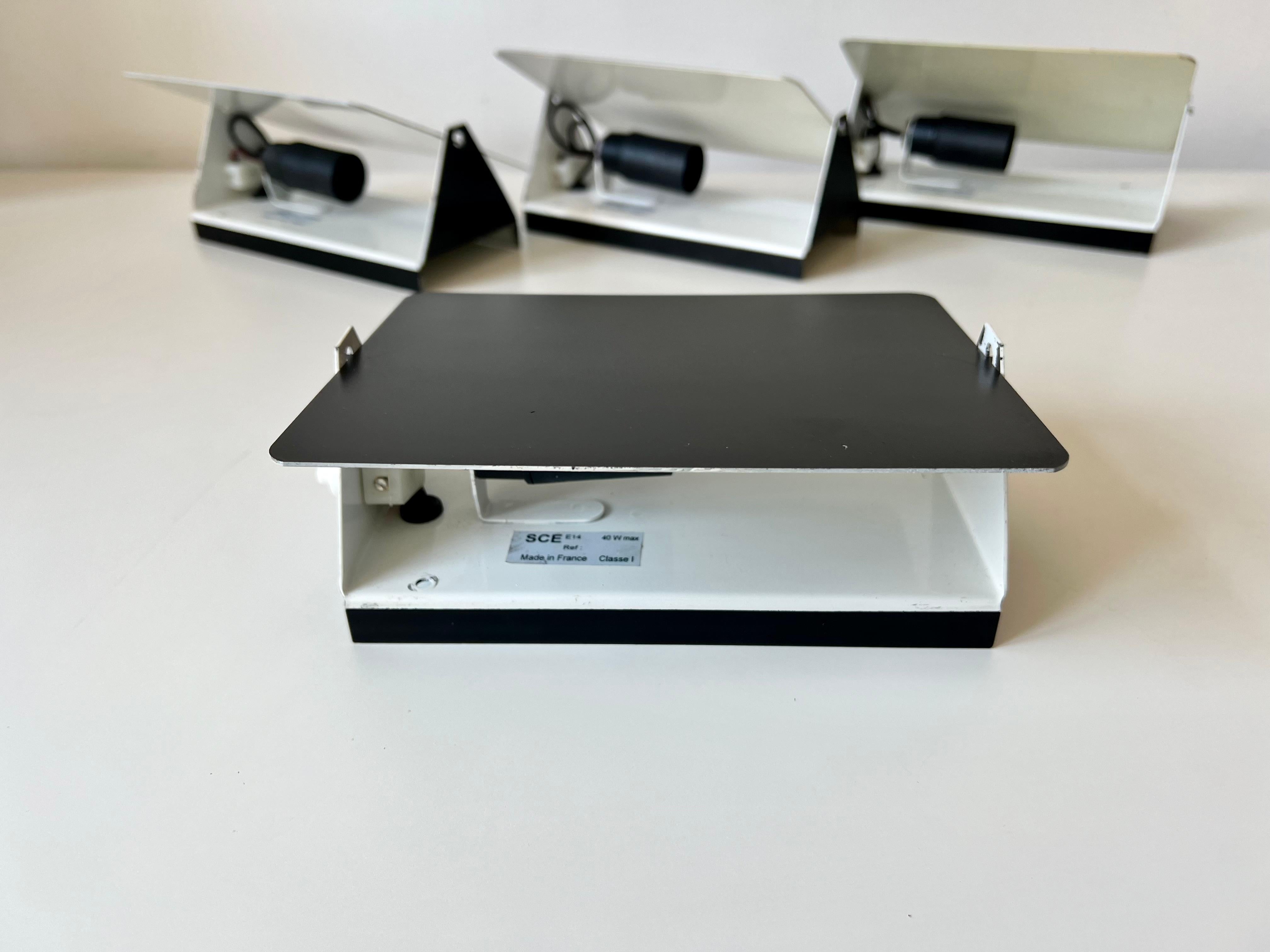 Pair of CP1 wall lights from Les Arcs, Charlotte Perriand, France 1960-70 In Good Condition For Sale In Bristol, GB