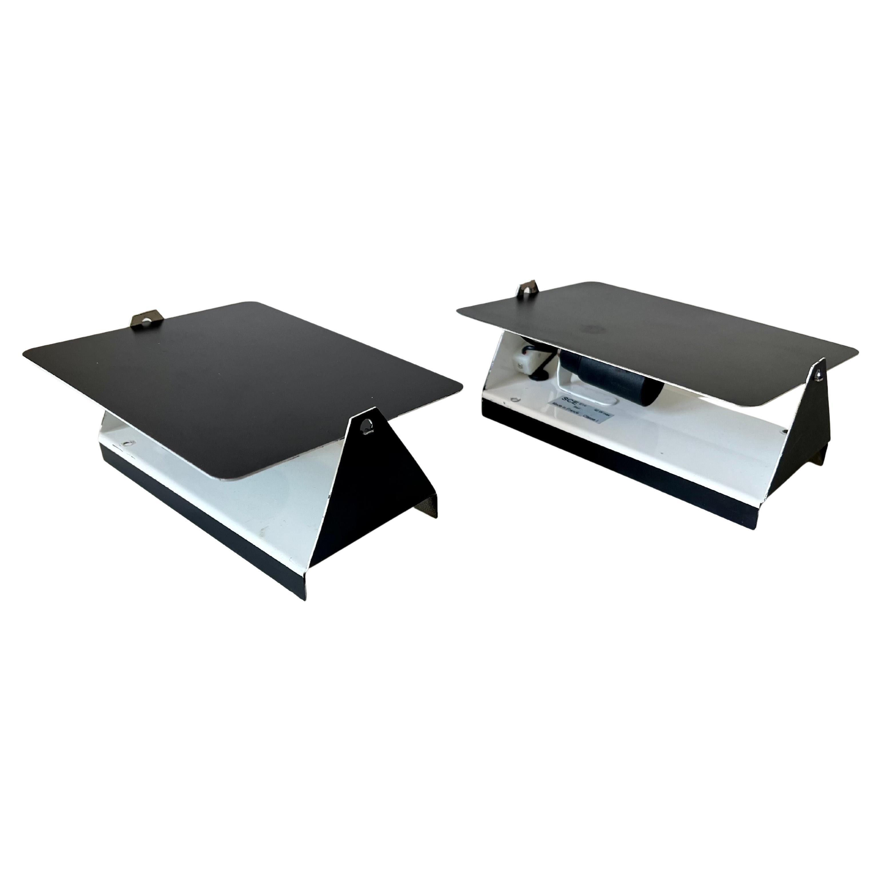 Pair of CP1 wall lights from Les Arcs, Charlotte Perriand, France 1960-70 For Sale