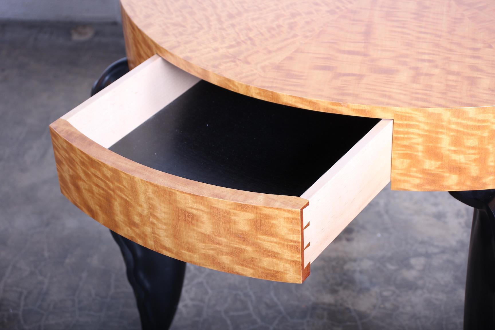 Maple Pair of Craft Tables by Peter Dudley