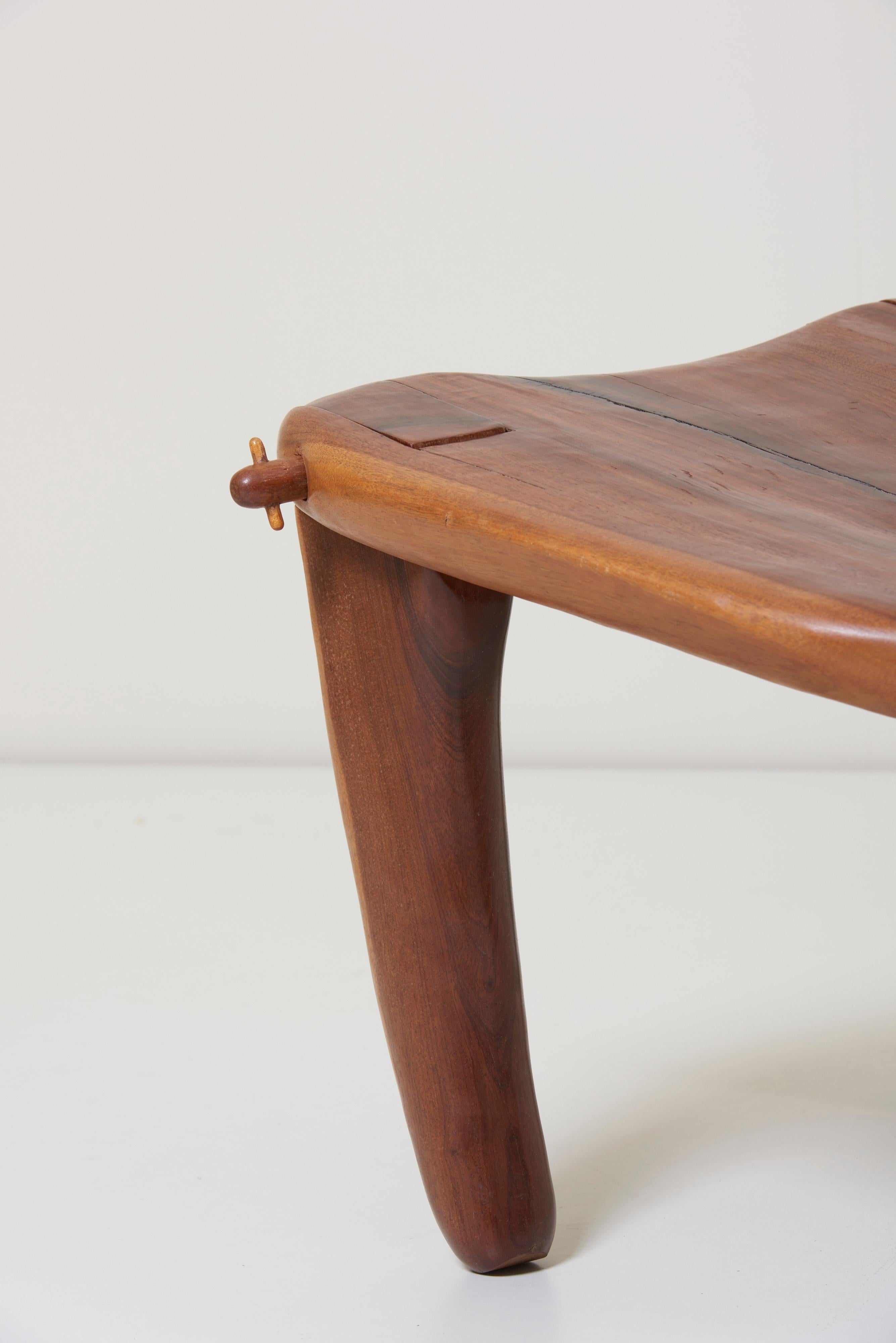 Pair of Craft Wooden Studio Lounge Chairs by Don Shoemaker, Mexico, 1960s 3